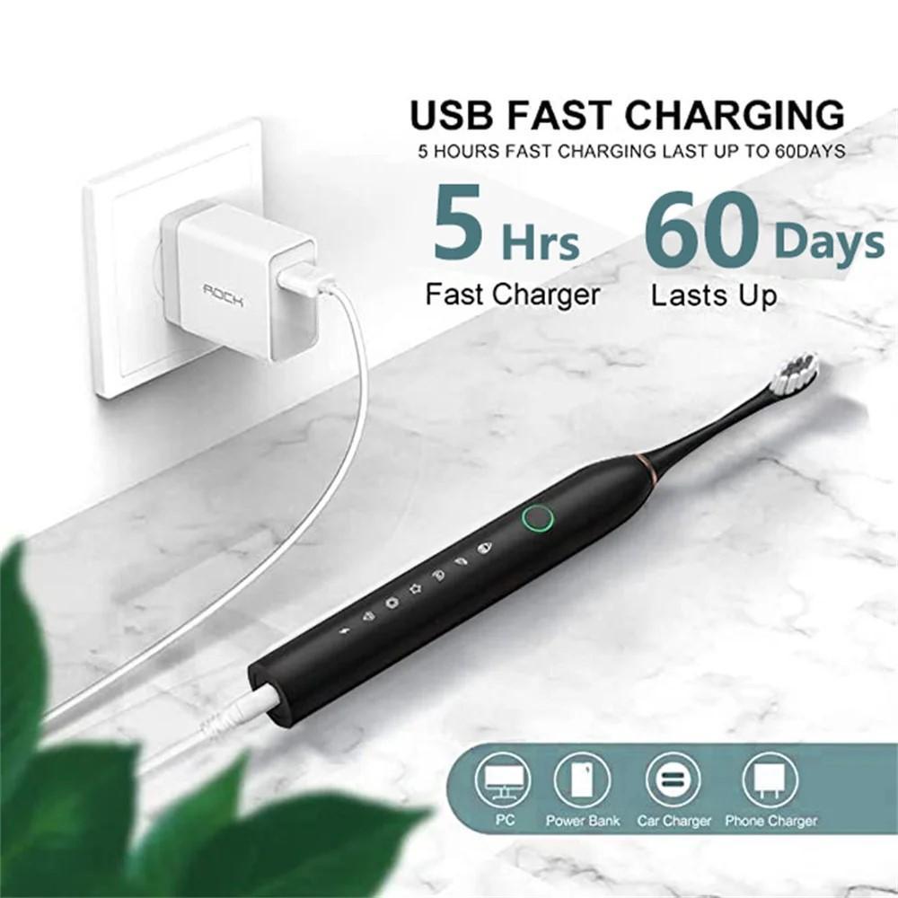 6 Modes Sonic Electric Toothbrushes