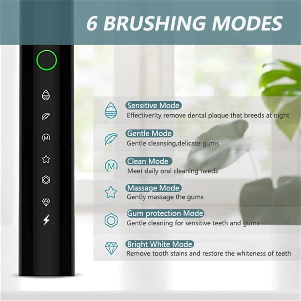 6 Modes Sonic Electric Toothbrushes
