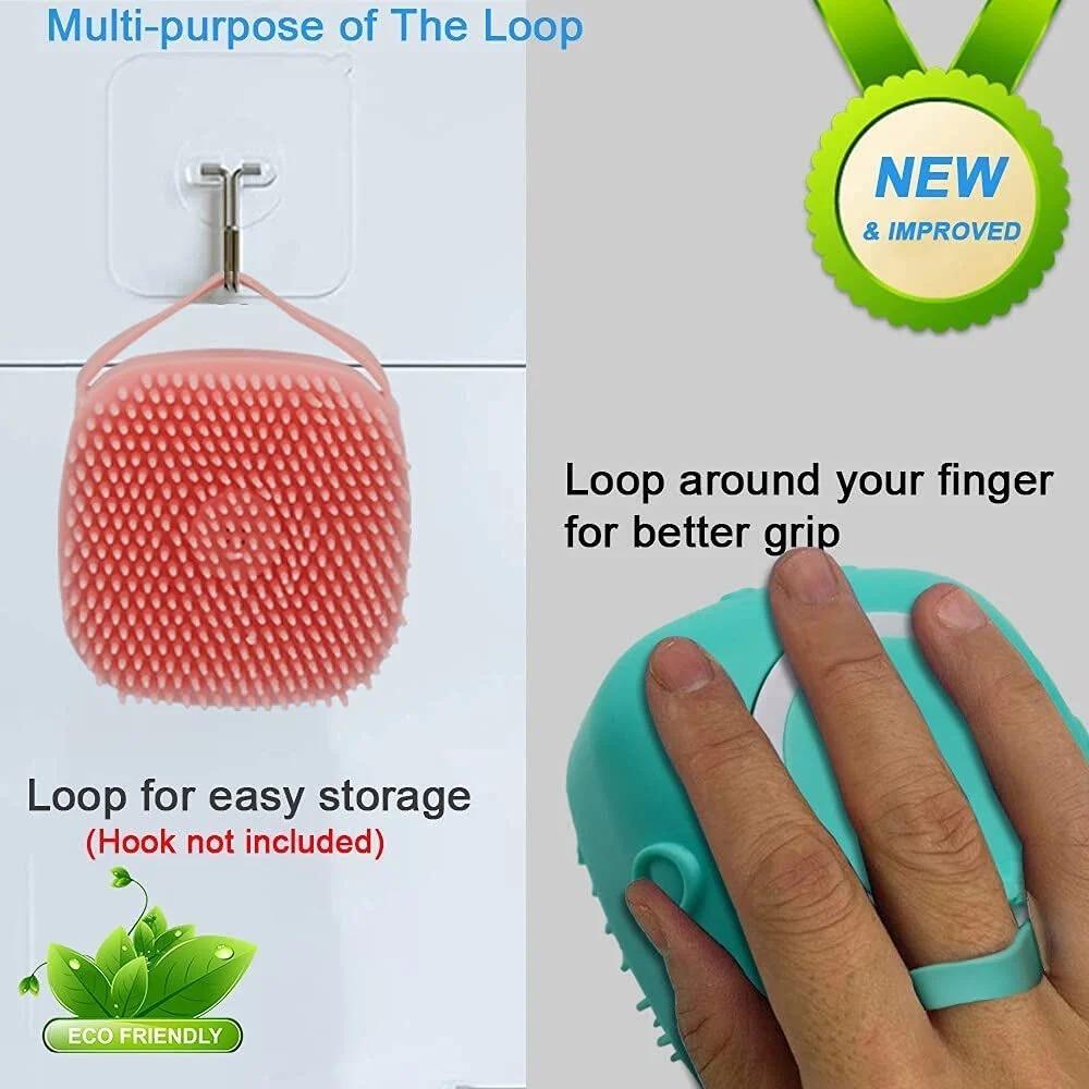 Brush And Soap Dispenser Scrubber