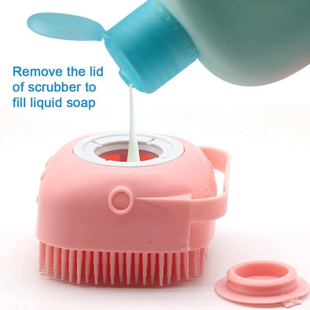 Brush And Soap Dispenser Scrubber