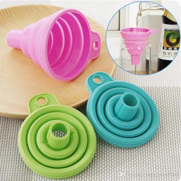 Collapsable Silicone Foldable Funnel