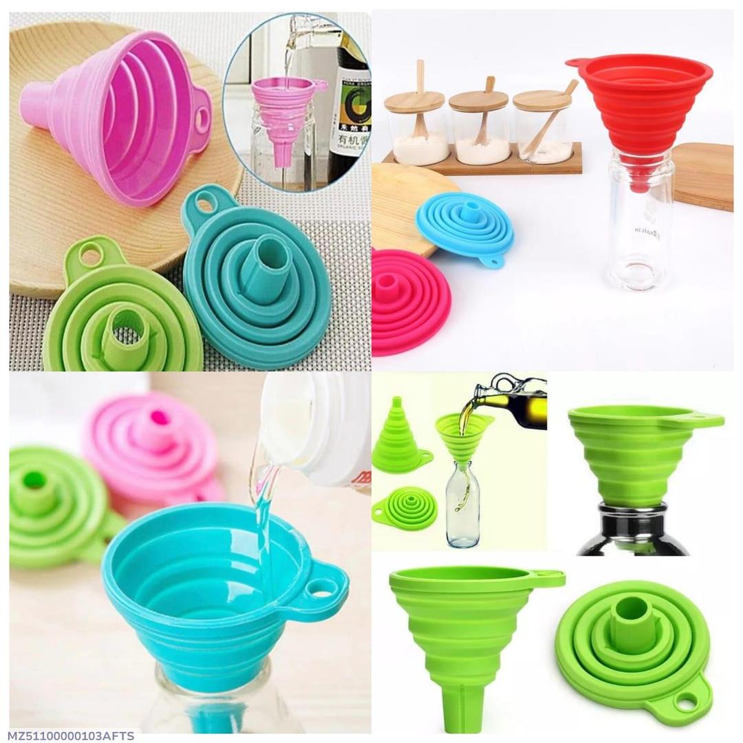 Collapsable Silicone Foldable Funnel