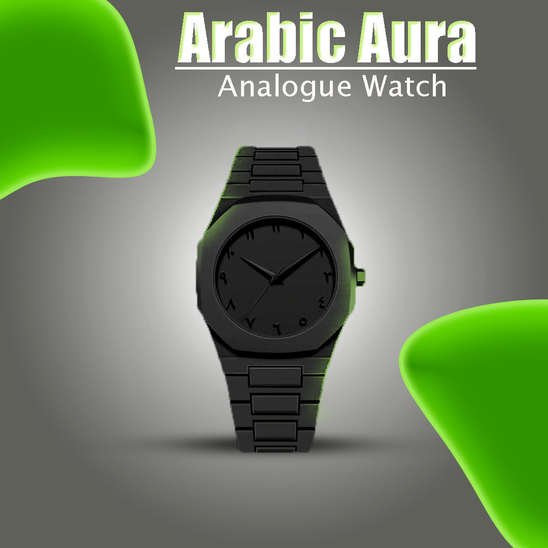 Arabic Aura Analogue Watch