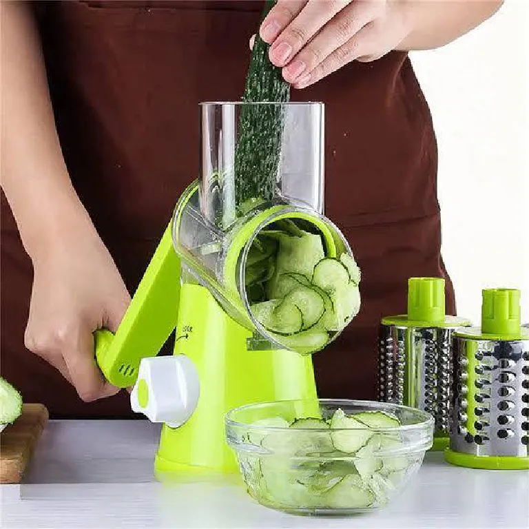 Multifunctional Manual Rotary Vegetable & Fruit Shredder